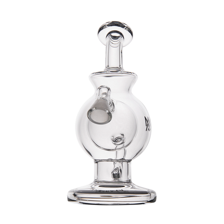 MJ Arsenal Atlas Vape Edition mini dab rig, clear glass, front view on white background
