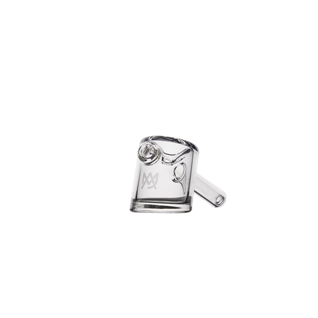 MJ Arsenal Kickstand Hand Pipe - Clear Glass with Compact Design