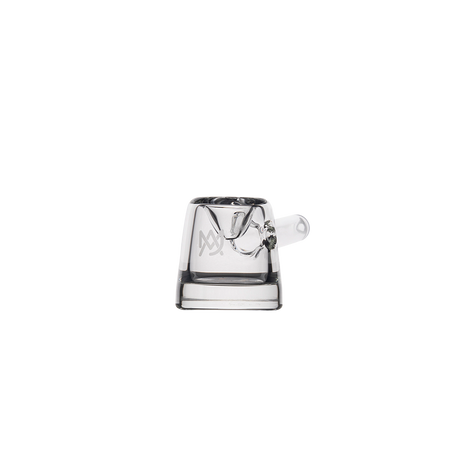 MJ Arsenal Deco Hand Pipe with clear glass, front view on a white background