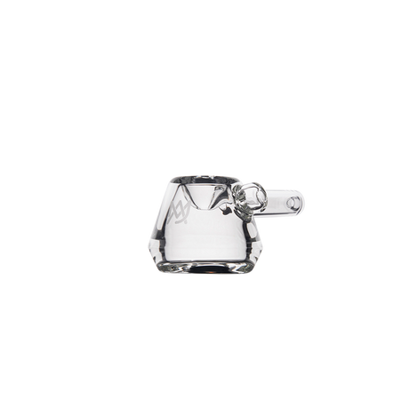 MJ Arsenal Kettle Hand Pipe - Clear Compact Design with Side Carb - Front View