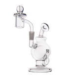 MJ Arsenal Atlas Mini Dab Rig with Honeycomb Percolation, Compact 5" Height, Front View