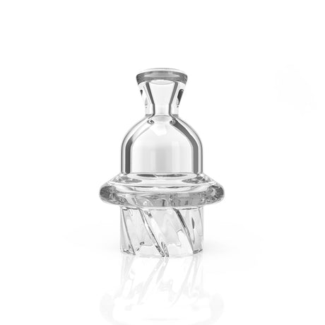 Honey Hive Carb Cap by Honeybee Herb in Clear Borosilicate Glass - Front View