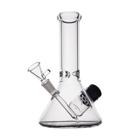 MJ Arsenal Cache Bong front view with clear borosilicate glass and 45-degree joint