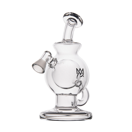 MJ Arsenal Atlas Vape Edition - Compact Glass Dab Rig with MJ Logo - Front View