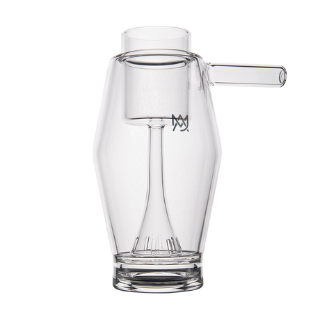 MJ Arsenal Proxy Bubbler front view, clear borosilicate glass with durable dabbing chamber