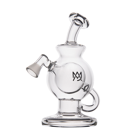 MJ Arsenal Atlas Vape Edition dab rig front view with clear glass and compact design