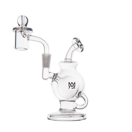 MJ Arsenal Atlas Mini Dab Rig with Honeycomb Percolation and Compact Design, Front View
