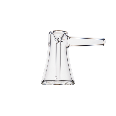 MJ Arsenal Vulkan Bubbler - Compact Clear Glass with Smooth Hits Design