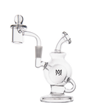 MJ Arsenal Atlas Mini Dab Rig with Honeycomb Percolator, 90 Degree Joint, Front View