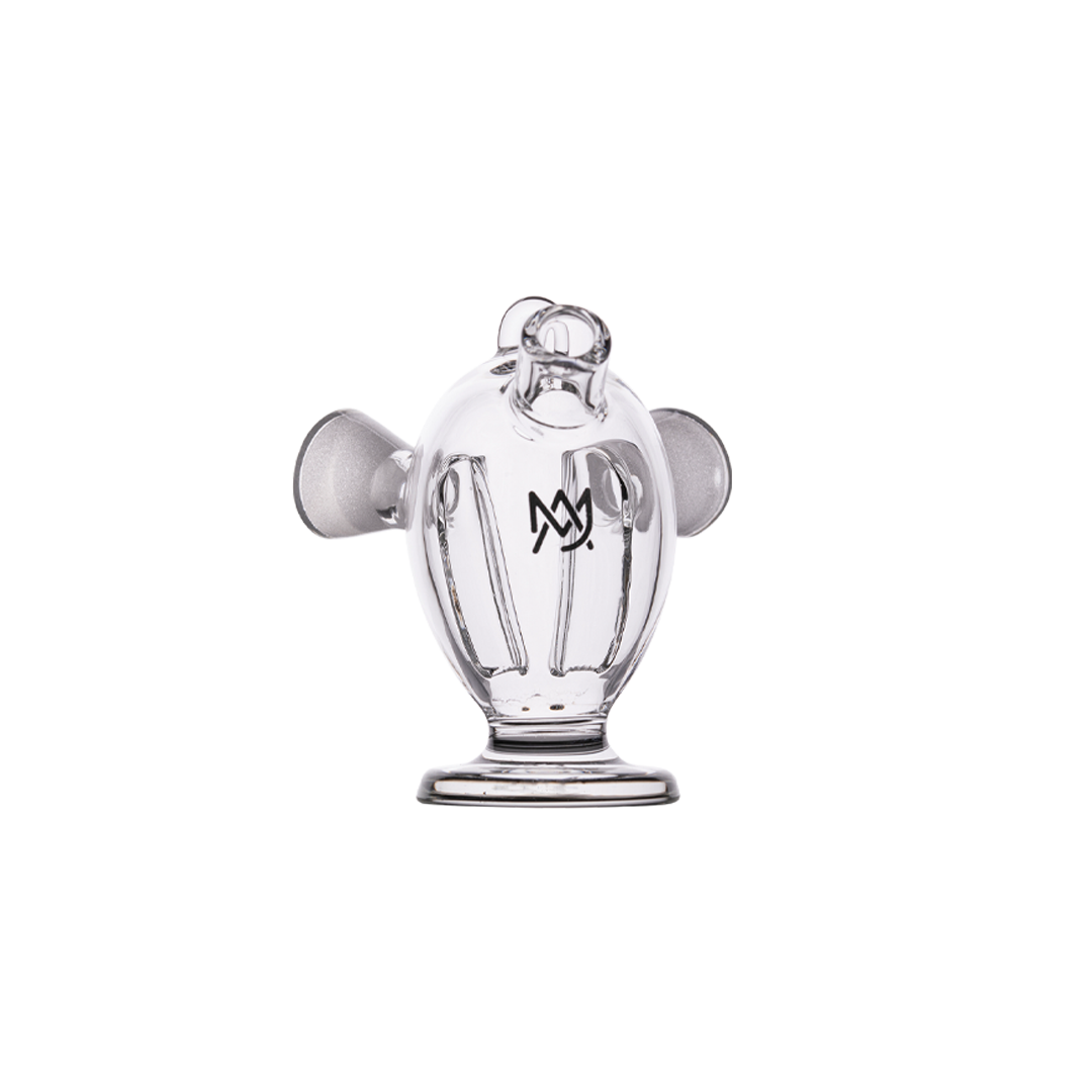 MJ Arsenal Dubbler Original Double Bubbler, compact design for dry herbs, front view on white background