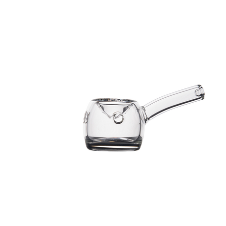 MJ Arsenal Perch Hand Pipe - Sleek Transparent Design with Comfortable Grip - Side View