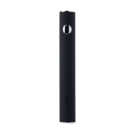 Cartisan Button VV 900 Black Vaporizer with USB-C, front view on seamless white background