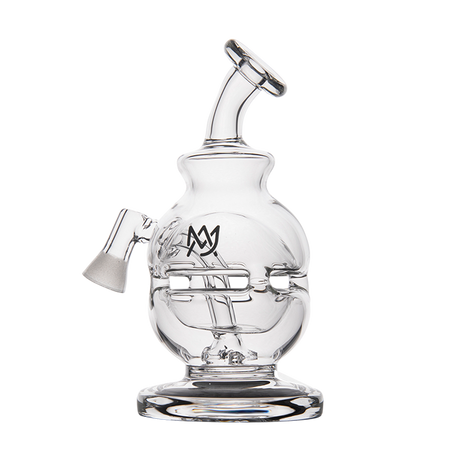 MJ Arsenal Royale Vape Edition mini dab rig with quartz banger, front view on white background