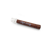 High Society Walnut & Glass Taster Pipe with elegant branding on a seamless white background