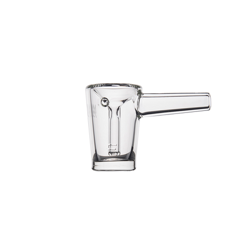 MJ Arsenal Basin Compact Bubbler - Clear Borosilicate Glass, Front View