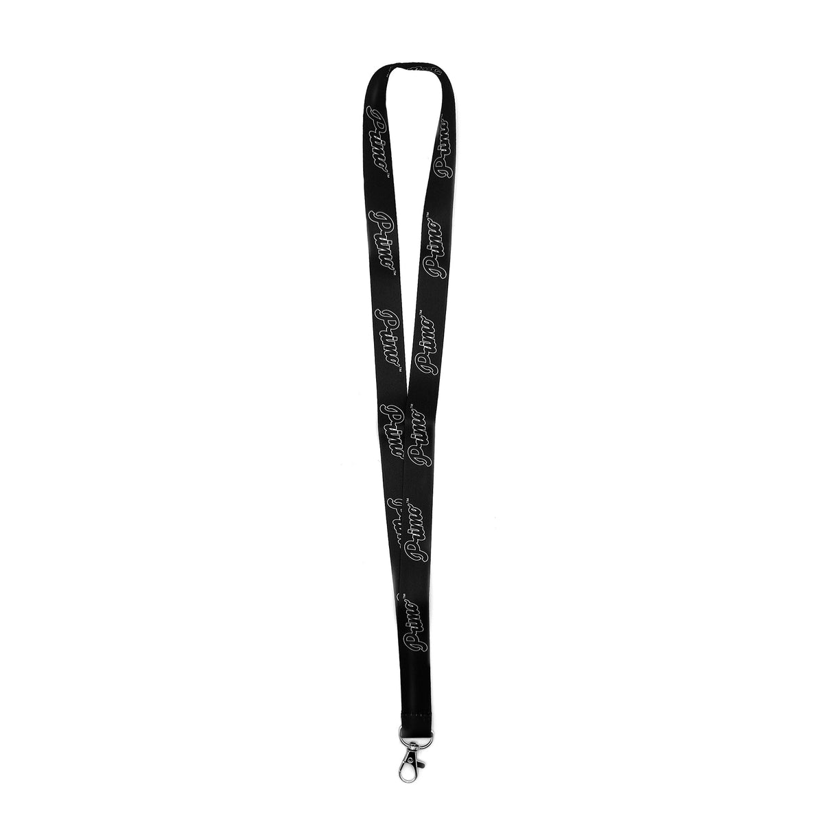 Primo Limited Edition Black Lanyard with Logo - Front View