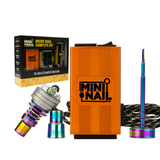 MiniNail Quartz Hybrid Deep Dish E-Nail Kit in Orange with Controller and Dab Tool