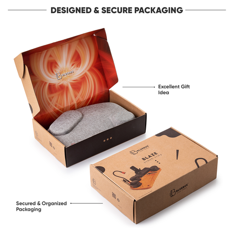 BLAZE Wooden Rolling Tray by Blue Bus in secure packaging, ideal for travel and storage