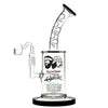 Cheech & Chong 40th Anniversary Big Green Van Dab Rig, 10" with Percolator, Front View