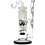 Cheech & Chong 40th Anniversary Tied Stick Extract Water Pipe, Black Accents, Front View
