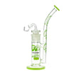 Cheech & Chong 40th Anniversary Tied Stick Extract Water Pipe in Milky Green with Percolator