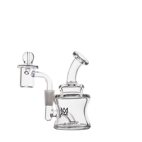 MJ Arsenal Jammer Mini Dab Rig - Clear Borosilicate Glass with Banger Hanger