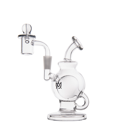 MJ Arsenal Atlas Mini Dab Rig with Honeycomb Percolator and Banger Hanger Design