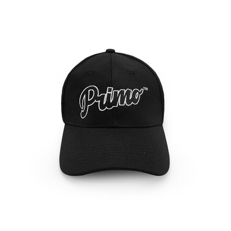 Primo Limited Edition Snap Back in Black - Front View on White Background