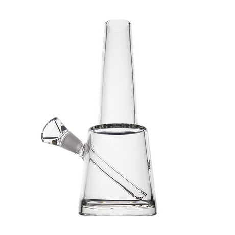 MJ Arsenal Summit Premium Borosilicate Glass Bong with Clear 14mm Joint - Isolated Side View