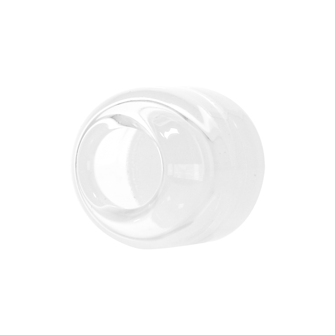Blue Blood Halo Ceramic Insert for Dab Rigs, Top View on Seamless White Background