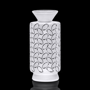 VLAB Halo Glass Attachment for Focus V Carta - Sandblasted Design, Clear Boro Glass, Front View