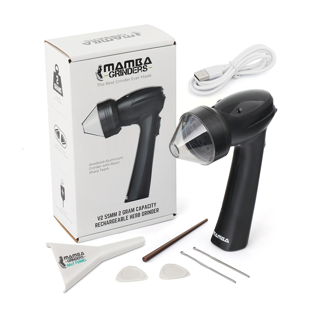 Mamba Grinders V2-55 Electric Herb Grinder with Type-C Charging & 2g Capacity