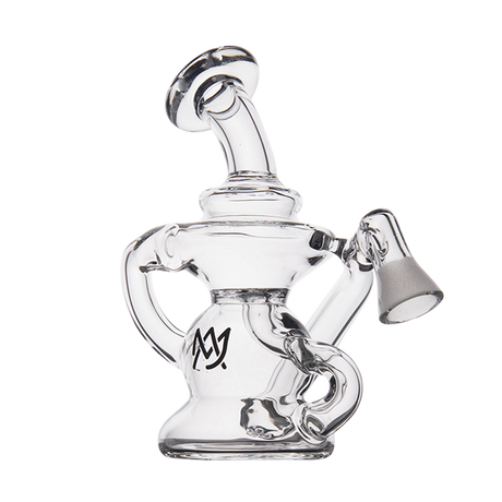 MJ Arsenal Hydra Vape Edition mini dab rig with halo ceramic insert, front view on white background