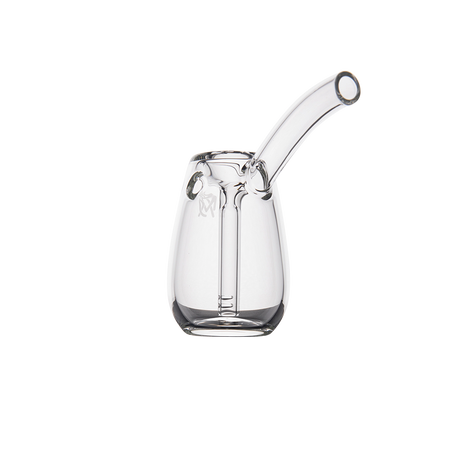 MJ Arsenal Bulb Mini Portable Bubbler, 100% Borosilicate, Front View on White Background