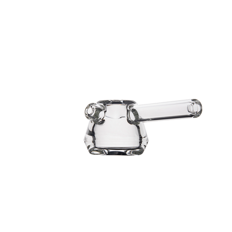 MJ Arsenal Kettle Hand Pipe - Clear Glass with Side Carb Hole