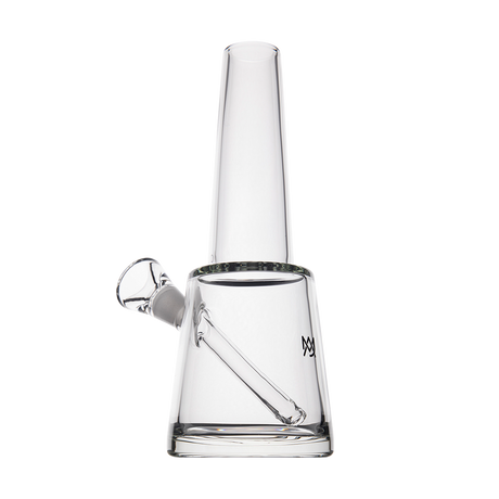 MJ Arsenal Summit Borosilicate Glass Bong with Clear 14mm Joint - Isolated Front View