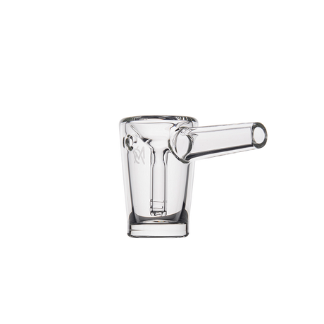 MJ Arsenal Basin Compact Bubbler, 100% Borosilicate Glass, with Advanced Water Filtration - Side View
