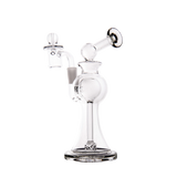 MJ Arsenal Apollo Mini Dab Rig - Clear Borosilicate Glass - 7" Tall with Banger Hanger