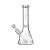 Sunakin America BKR9 Beaker Bong Chill Palm Variant - Clear Glass with Palm Design