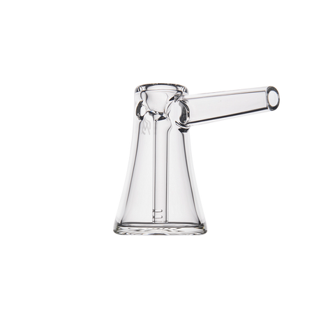 MJ Arsenal Vulkan Bubbler - Clear Glass Side View on White Background