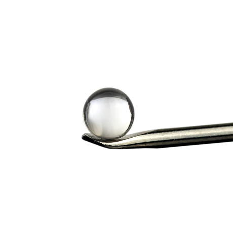 MJ Arsenal Quartz Terp Pearl (6mm) on Dabber Tool - Close-Up View