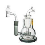 Goody Glass - The Chief Mini Rig 4-Piece Kit in Transparent Black - Angled View