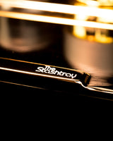 Myster 24k Stashtray Bundle - Close-up of Rolling Tray with Elegant Black Finish