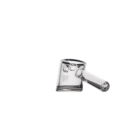MJ Arsenal Kickstand Hand Pipe with angled kickstand design for stability - Side View