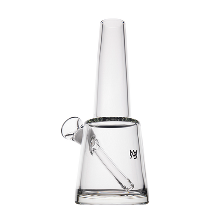 MJ Arsenal Summit Clear Borosilicate Glass Bong with Sturdy Base and 14mm Joint - Front View