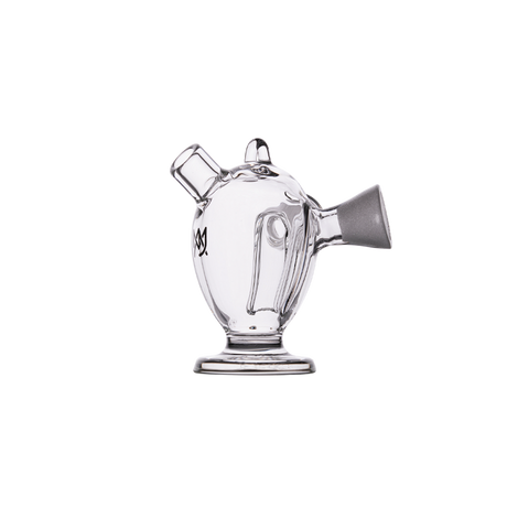 MJ Arsenal Dubbler Original Double Bubbler, compact borosilicate glass, 45 degree joint, front view