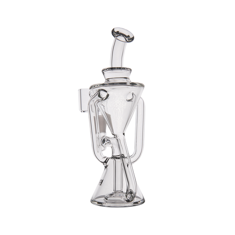 MJ Arsenal Time Turner Mini Dab Rig with Clear Quartz Bucket, Isolated Front View