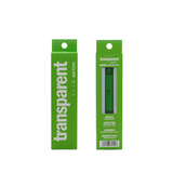 Stacheproductswholesale Transparent Slim Battery in Green - Front and Back Packaging View