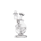 MJ Arsenal Royale Mini Dab Rig in Clear Borosilicate Glass with Banger Hanger Design