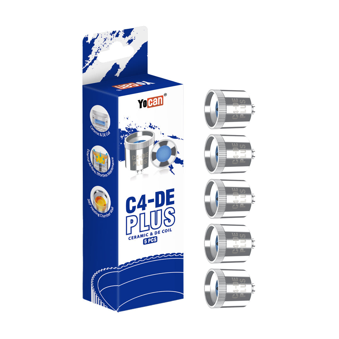 Yocan Cylo 5-Pack Ceramic Coils - Even Heat, Durable Vape Accessory